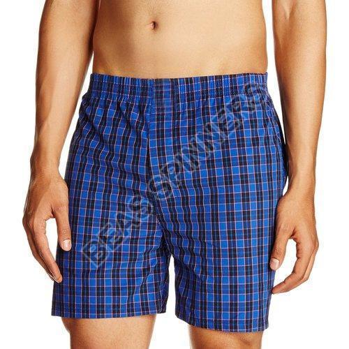 Mens Checked Boxer Shorts