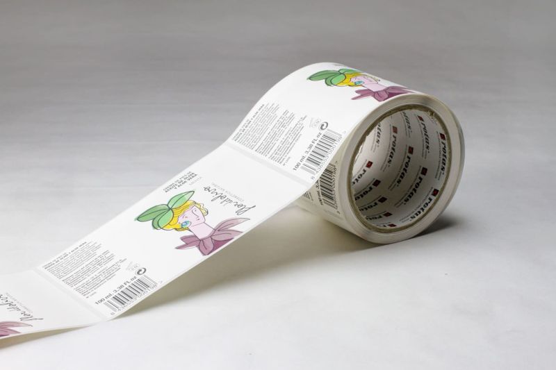 Multi Color Printed Glossy Lamination Self Adhesive Labels, for Industrial, Size : Standard