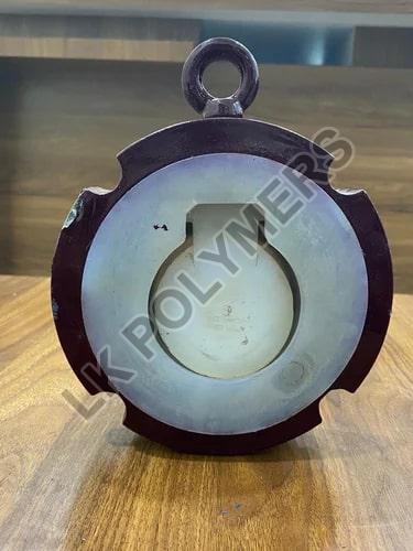 Black High Pressure PTFE Lined Swing Check Valve, for Industrial, Size : 5 Inch