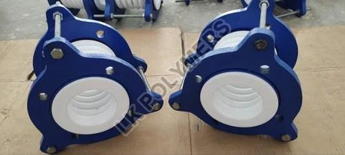 Blue Round Polished PTFE Expansion Bellow, for Industrial