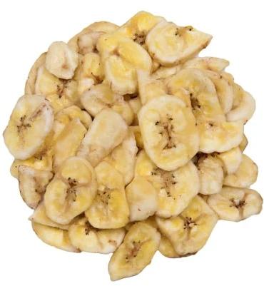 Light Yellow Dehydrated Banana Flakes, Shelf Life : 6 Months