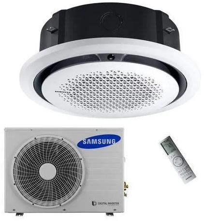 Electrical Samsung 360 Cassette Air Conditioner, Color : White