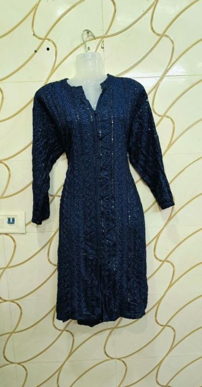 Ladies Rayon Sequin Kurti