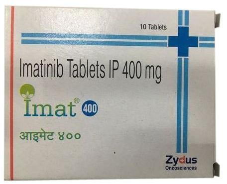 Tablets Imat 400, for Cancer, Packaging Size : 1X10