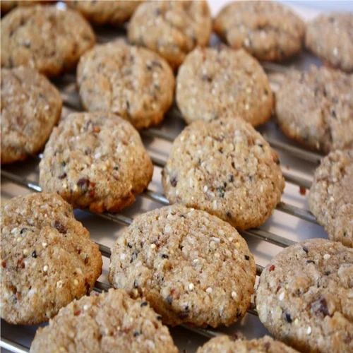 Brown Ojasvi Multi Grain Cookies, for Bakery Use, Style : Fresh
