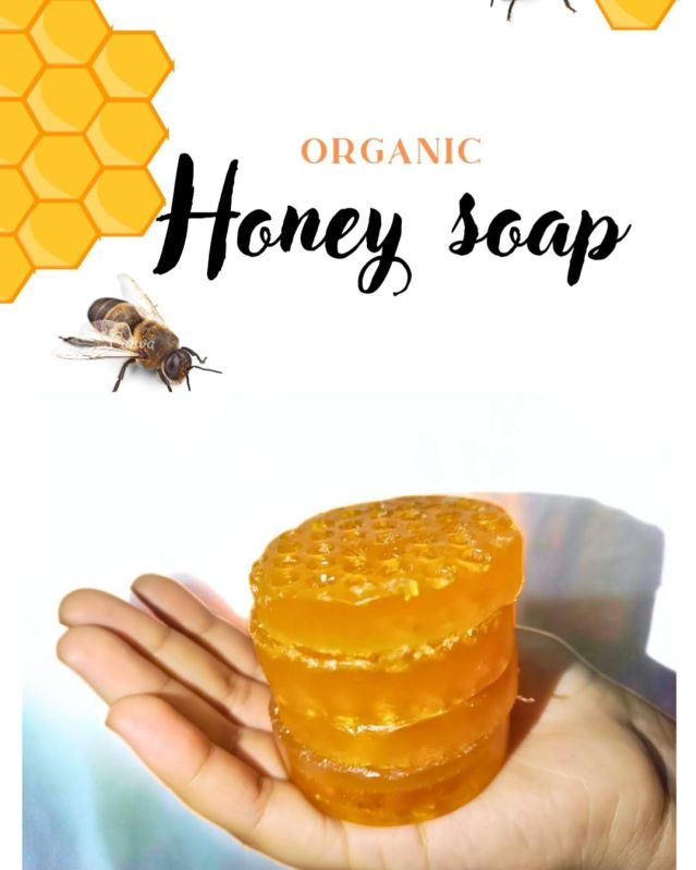 Oval Honey Soap, for Bathing, Packaging Size : 100 Gm