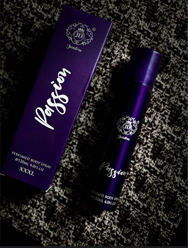 Just Diva Passion Perfume Body Spray, For Personal Care, Packaging Type : Aluminium Can