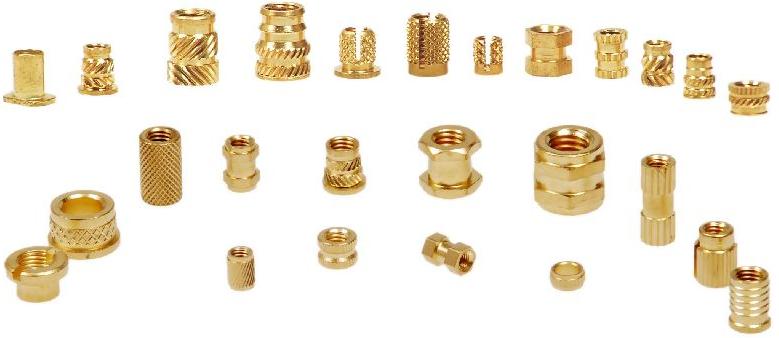 Golden Polished Brass Inserts, for Furniture, Feature : Highly Durable