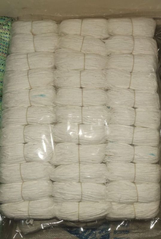 Natural-white cotton wicks, for Religious, Packaging Type : Plastic Packets