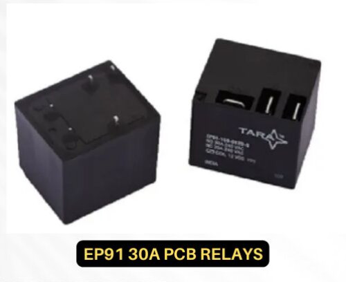 EP91 30A 12v 24v PCB Relays Square Type Zetro Electronics Tara Relays