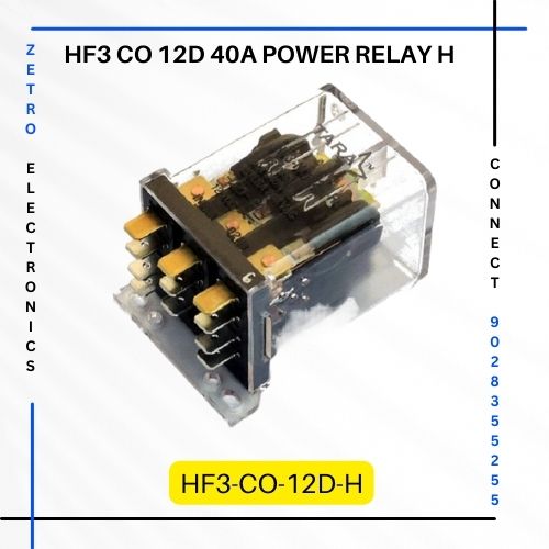 HF3 CO 24V 40A Power Relays Zetro Electronics - Tara Relays
