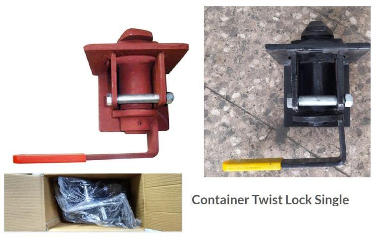 7-10kg Container Twist Lock, Color : Black, Grey