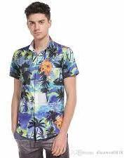 Polyester Printed beach shirts, Gender : Male