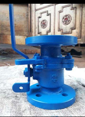 Cast iron two piece ball valves