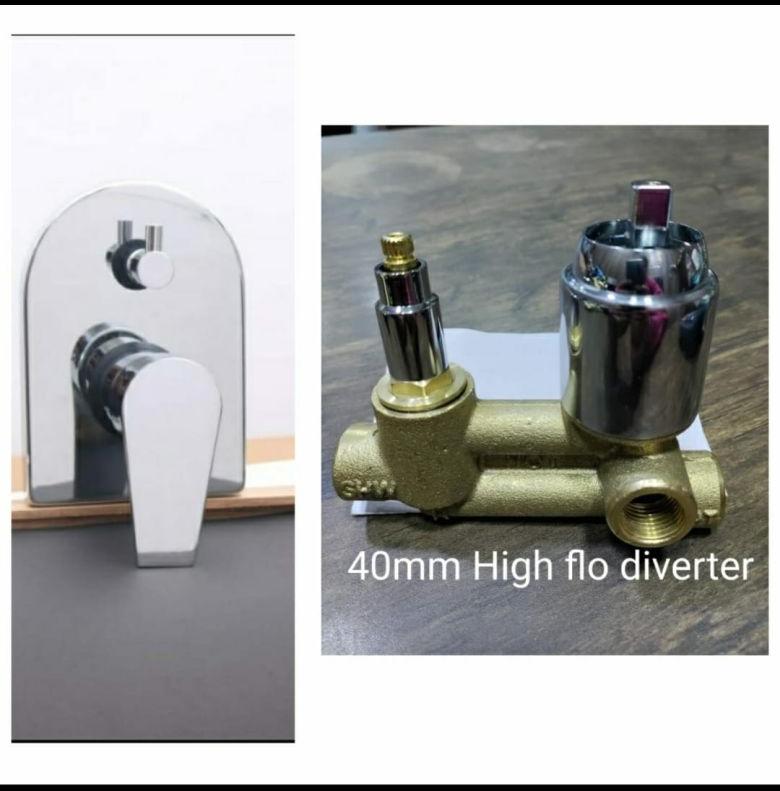 40mm High Flow Diverter (brass), For Bathroom, Wash Basin