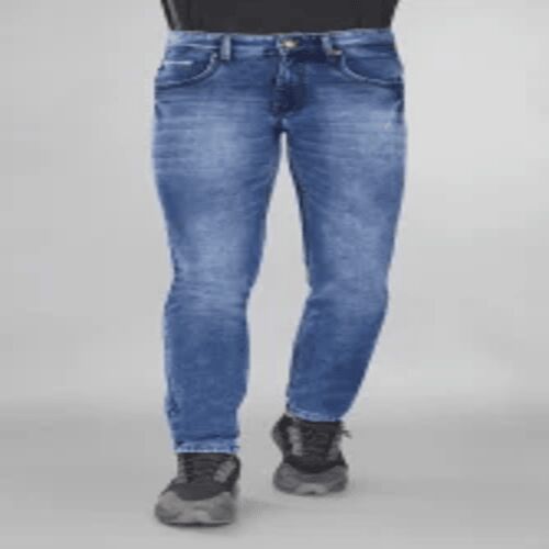 Plain Blue Denim Jeans, Size : All Size