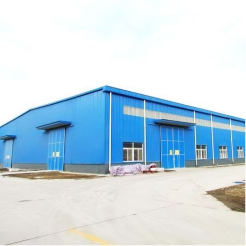 Color Coated Steel Prefabricated Warehouse Shed, Feature : Fine Finishing, High Strength