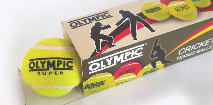 Olympic Super Light Cricket Tennis Ball, Shape : Round