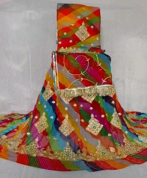 Multicolor Apna Moll Ladies Rajasthani Poshak