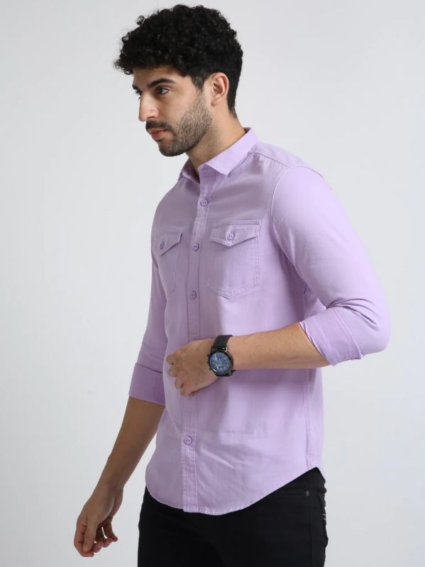 Badmaash Cotton plain shirts, Size : M, XL, XXL