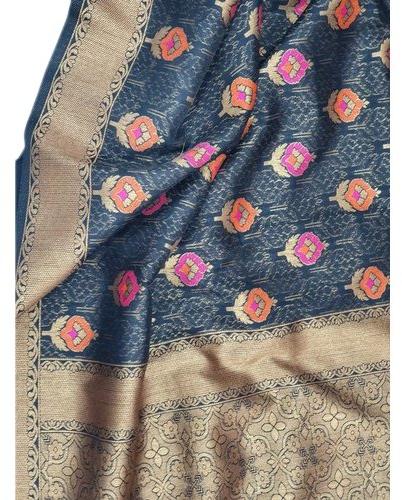 Ladies Zari Work Casual Wear Saree, Saree Length : 5 M (with Blouse Piece)