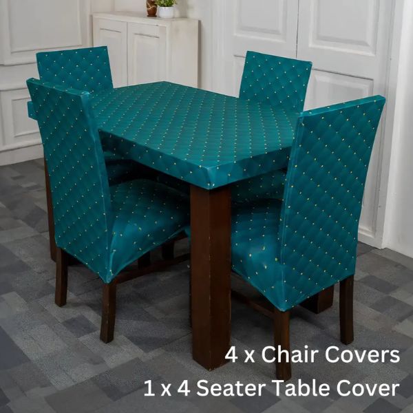 Luxurious Capiton Stretchable Dining Table Chair Cover