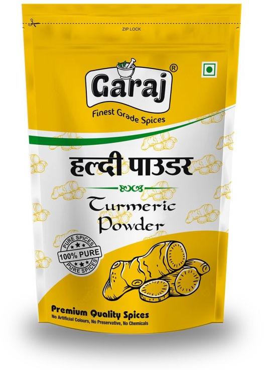 Garaj Natural haldi powder turmeric powder, Certification : FSSAI Certified