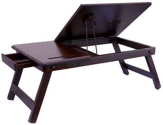 Square Polished Plain Wooden Laptop Table, for You can also use studying, Size : 12x24x10