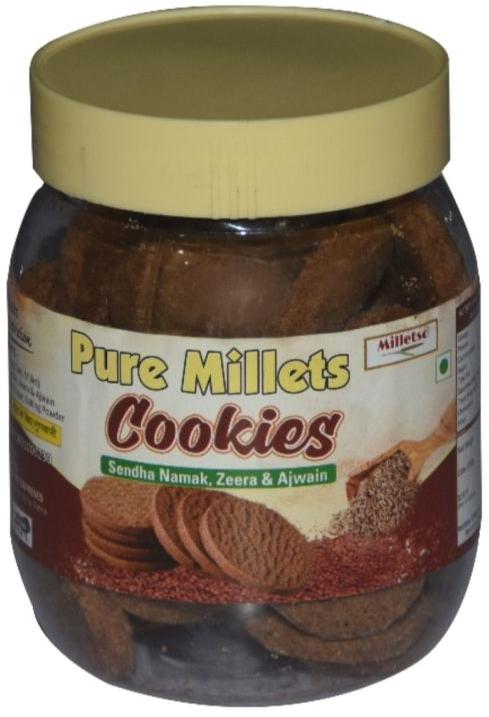 Creamy Round Millets Cookies, for Eating, Home Use, Hotel Use