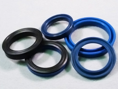 Round PU Polyurethane Rod Seal, Color : Blue Black