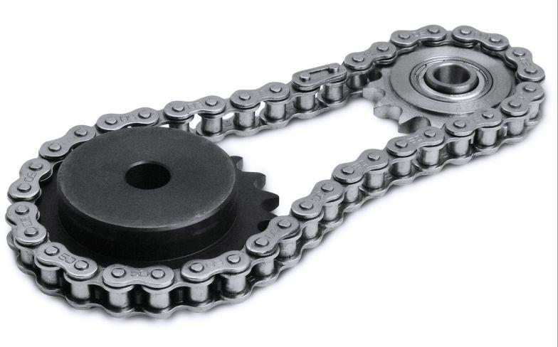 PIX Black Polished Aluminium Sprocket Chains, Size : Standard