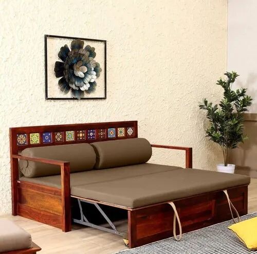 Designer Wooden Sofa Cum Bed, Size : Multisize