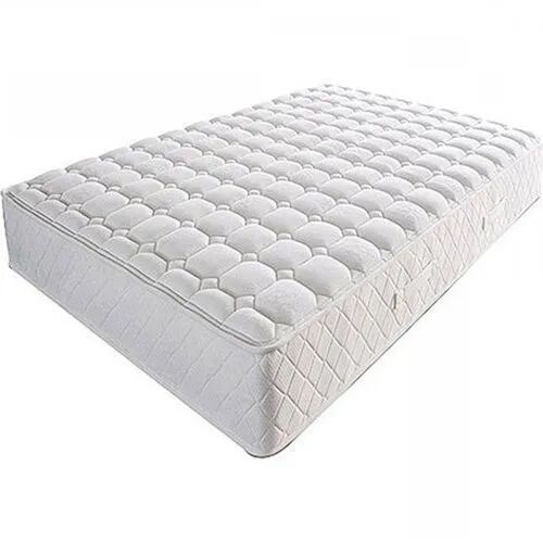 White Rectangular Plain Spring Mattress, for Home Use, Hotel Use, Length : 6-7 Feet