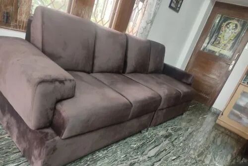 Plain Foam Wood Velvet Furniture Sofa, for Living Room, Size : Multisizes