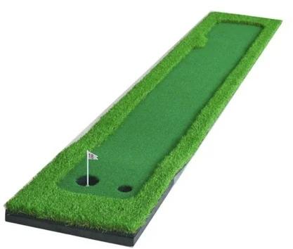 Green PVC Golf Putting Mat, Shape : Rectangle