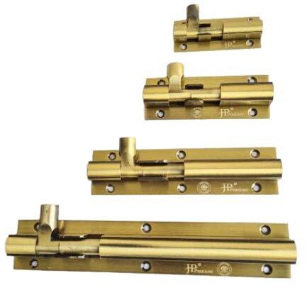 Golden Polished Brass Tower Bolts, For Door Fittings, Feature : High Quality, Corrosion Resistance