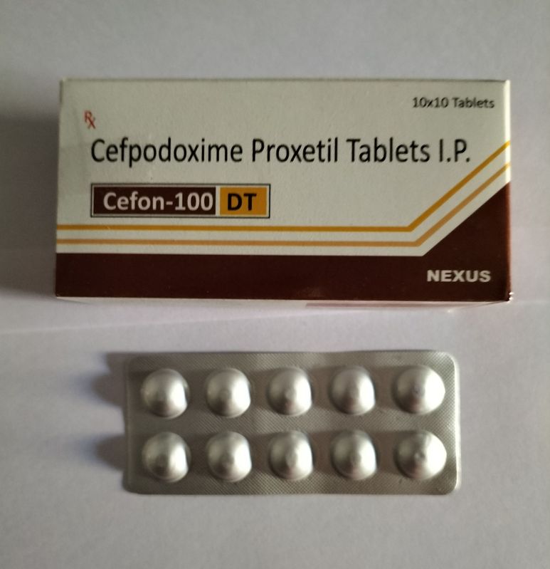Cefon-100 DT Tablets, Packaging Type : Alu Alu