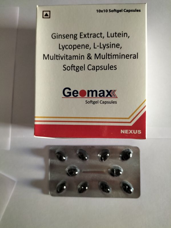 Geomax Soft Gel Capsule