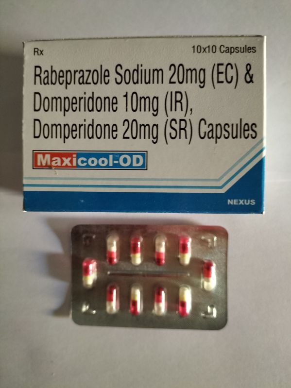 Maxicool-OD Capsules, Packaging Size : 10X10 Pack