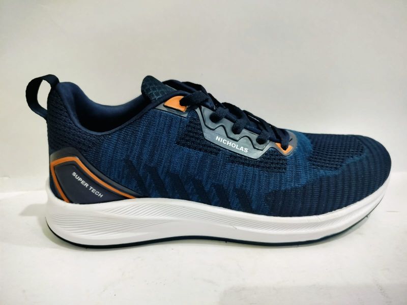 Nicholas Textile + PU Ronaldo Sport Shoes, Gender : Male