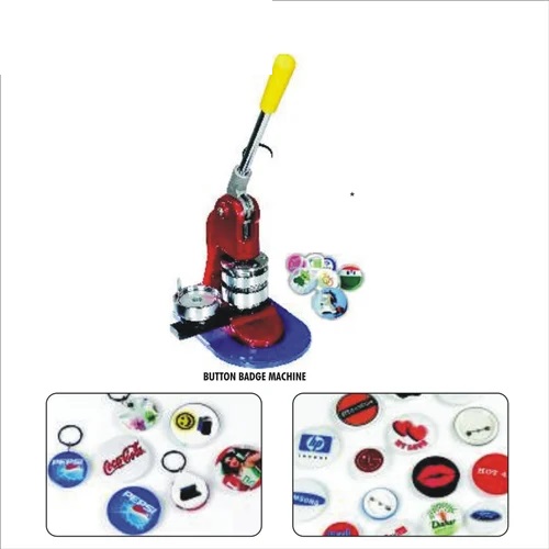 Pri-Pro Incorporation Red Semi Automatic Button Badge Machine