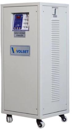 Volset brand three phase air cooled servo stabilizers