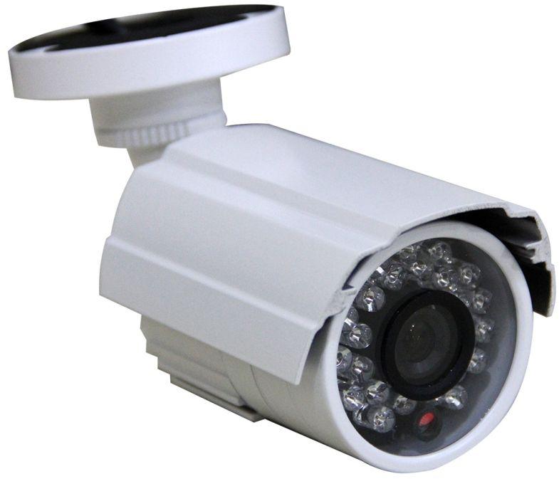 Bullet IP Camera, for Station, School, Restaurant, Hospital, College, Bank, Color : White