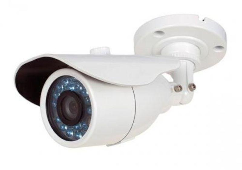 Grey Outdoor CCTV Camera, for Station, Restaurant, Hospital, College, Bank