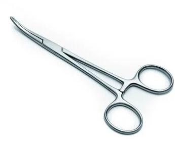 Silver Stainless Steel Artery Forceps
