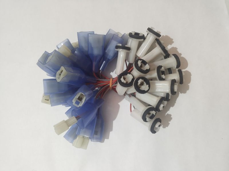 Blue Car Headlight Wiring Harness, for Automobile, Feature : High Quality, Non Sparkle, Shock Free