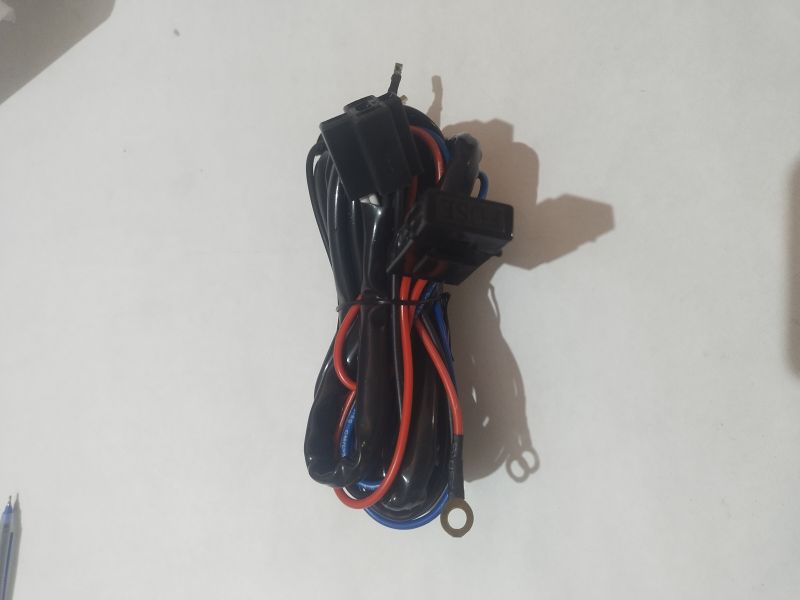 Black Fog Lamp Wiring Harness, for Automobile, Inner Material : Copper