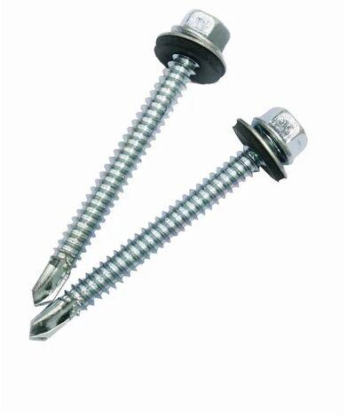 Stainless Steel Hex Head Washer Screw, Surface Treatment : Polished