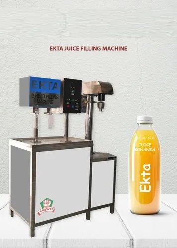 Ekta Electric Juice Liquid Filling Machine