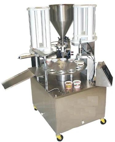 350Kg Curd Cup Packaging Machine